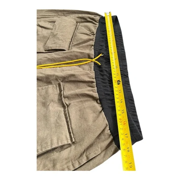 MNML Drawstring Cargo Jogger Pants Men’s Large Green Organic Cotton Size XXXL
